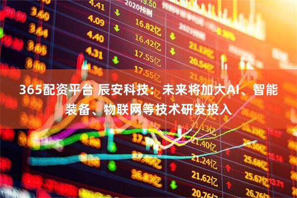 365配资平台 辰安科技：未来将加大AI、智能装备、物联网等技术研发投入